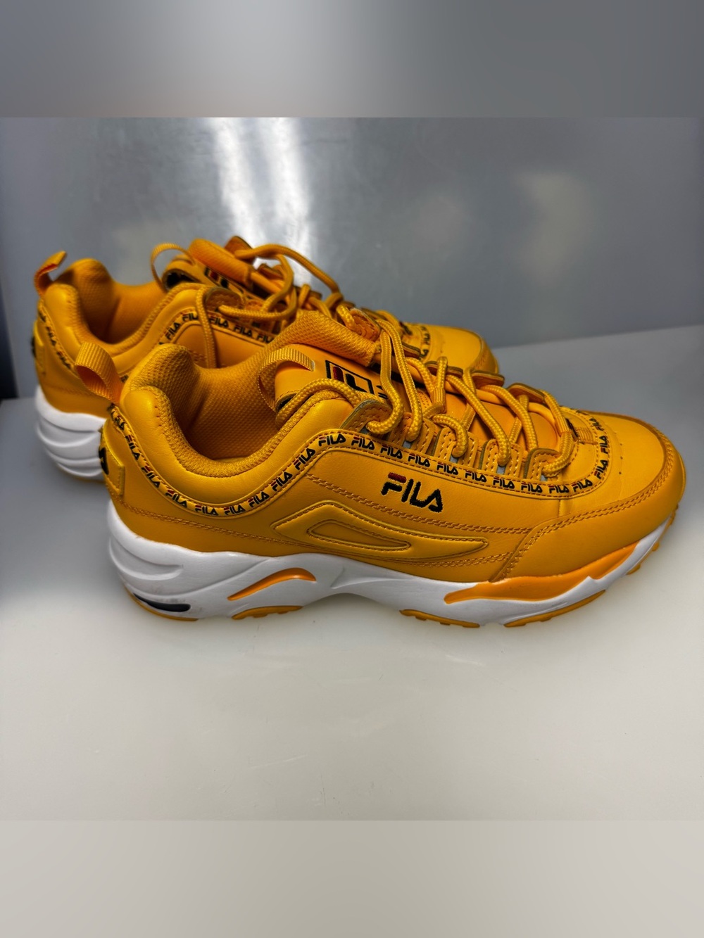 FILA Women’s Disruptor 2 Yellow Sneakers